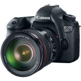 Canon EOS 6D DSLR Camera with 24-105mm f/4L Lens