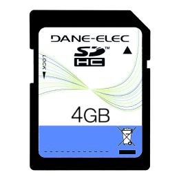 Dane Elec 4GB Secure Digital Memory Card 50X Speed