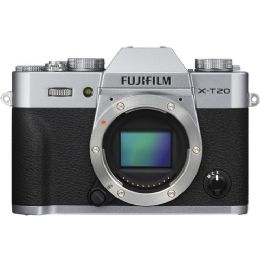 Fujifilm X-T20 Mirrorless Digital Camera (Body Only, Silver)