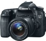 Canon EOS-70D 20.2 MP Camera W/ Canon 18-55mm IS Lens