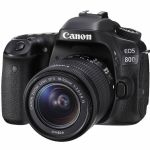 Canon EOS 80D DSLR Camera with Canon 18-55mm Lens
