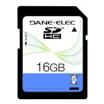Dane Elec 16GB Secure Digital Memory Card 50X Speed