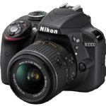 Nikon D3300 DSLR Camera with 18-55mm Lens (Black)